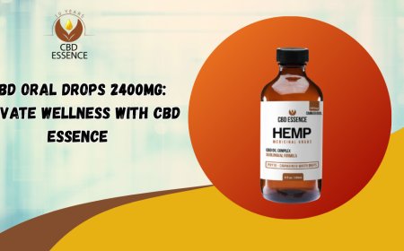 CBD Oral Drops 2400MG: Elevate Wellness with CBD Essence