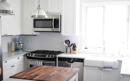 Affordable Contemporary White Kitchen Makeover: A Smart Update with Timeless Appeal